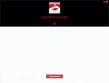 Tablet Screenshot of kashmirheliski.in